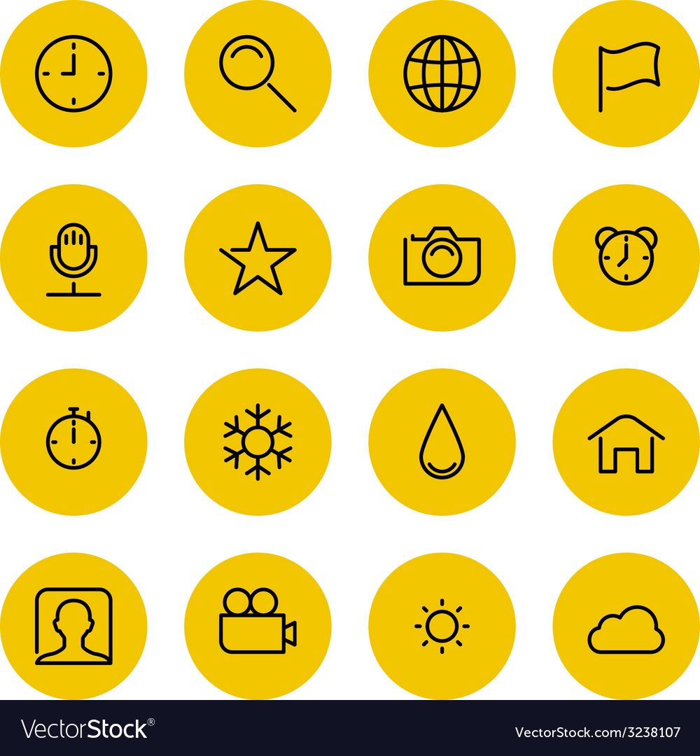 Line Icons - Minimalist Set