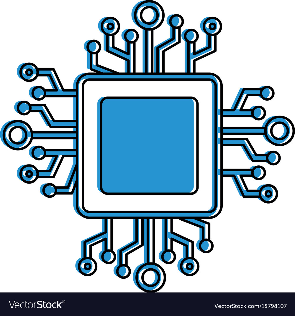 Processor circuit isolated icon
