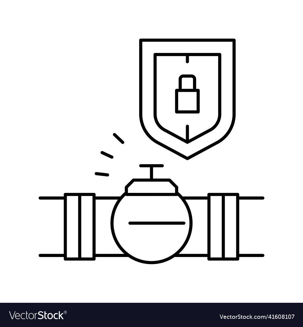 Protection system of pipeline construction line