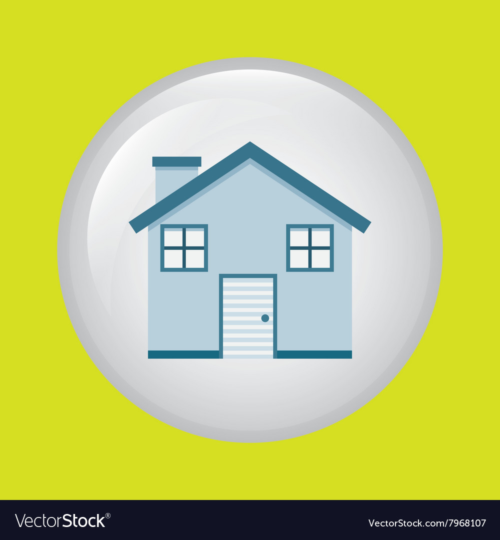 Residential icon design Royalty Free Vector Image