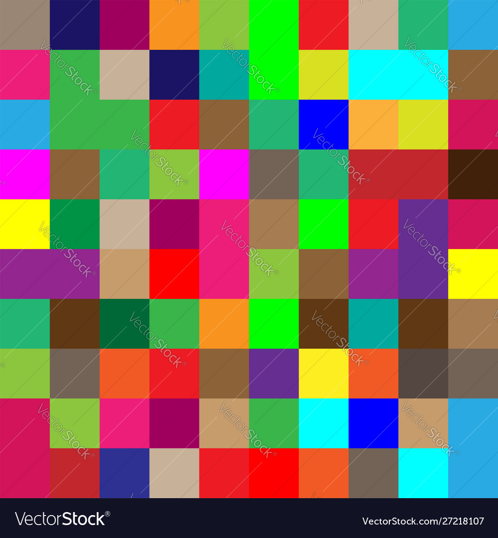 Seamless random squares mosaic tiles pixelated