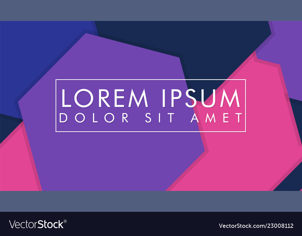 Abstract colorful hexagon background vector image Abstract colorful hexagon background