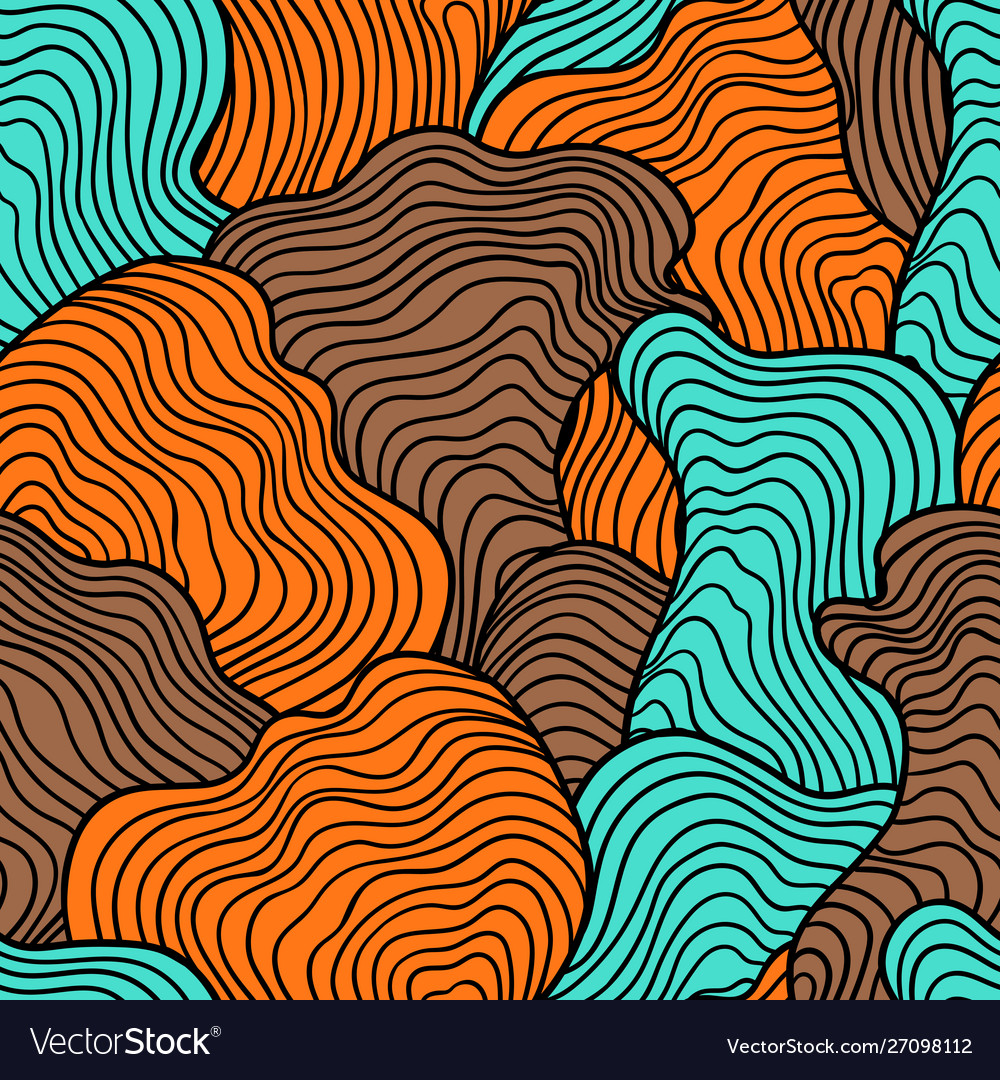 Abstract Wavy Stone Pattern