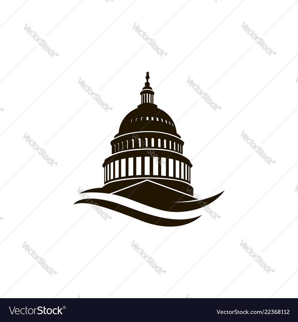 Capitol Building Icon Royalty Free Vector Image