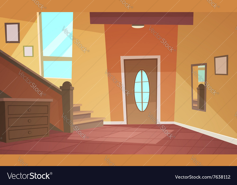 Cartoon Interior Royalty Free Vector Image - Vectorstock