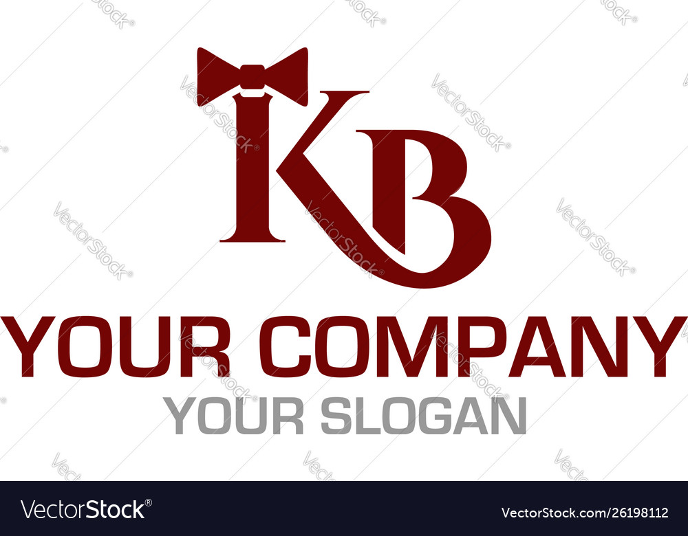 Kb logo design template