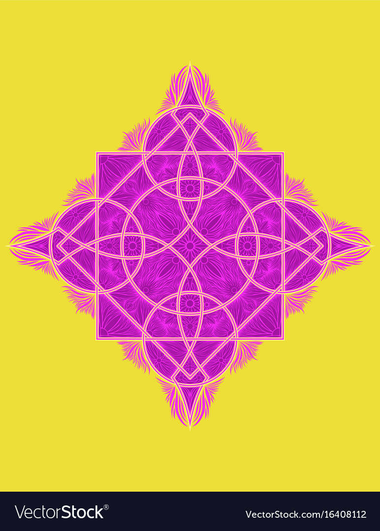 Pattern in oriental style