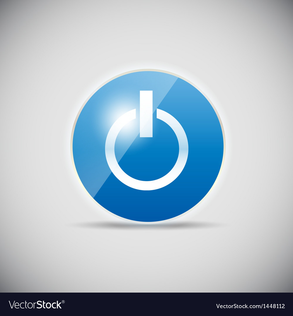 Shine glossy computer icon