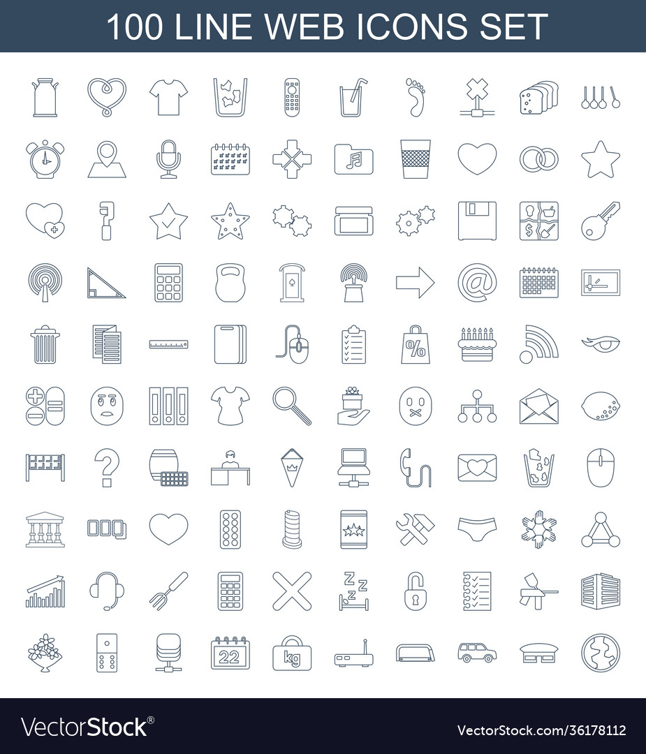 Web icons