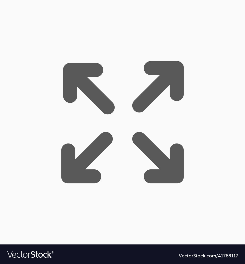 Extend re-size enlarge icon