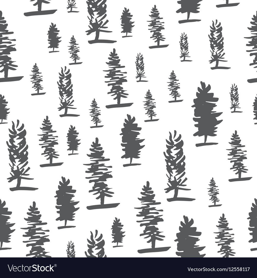 Graphic tree pattern