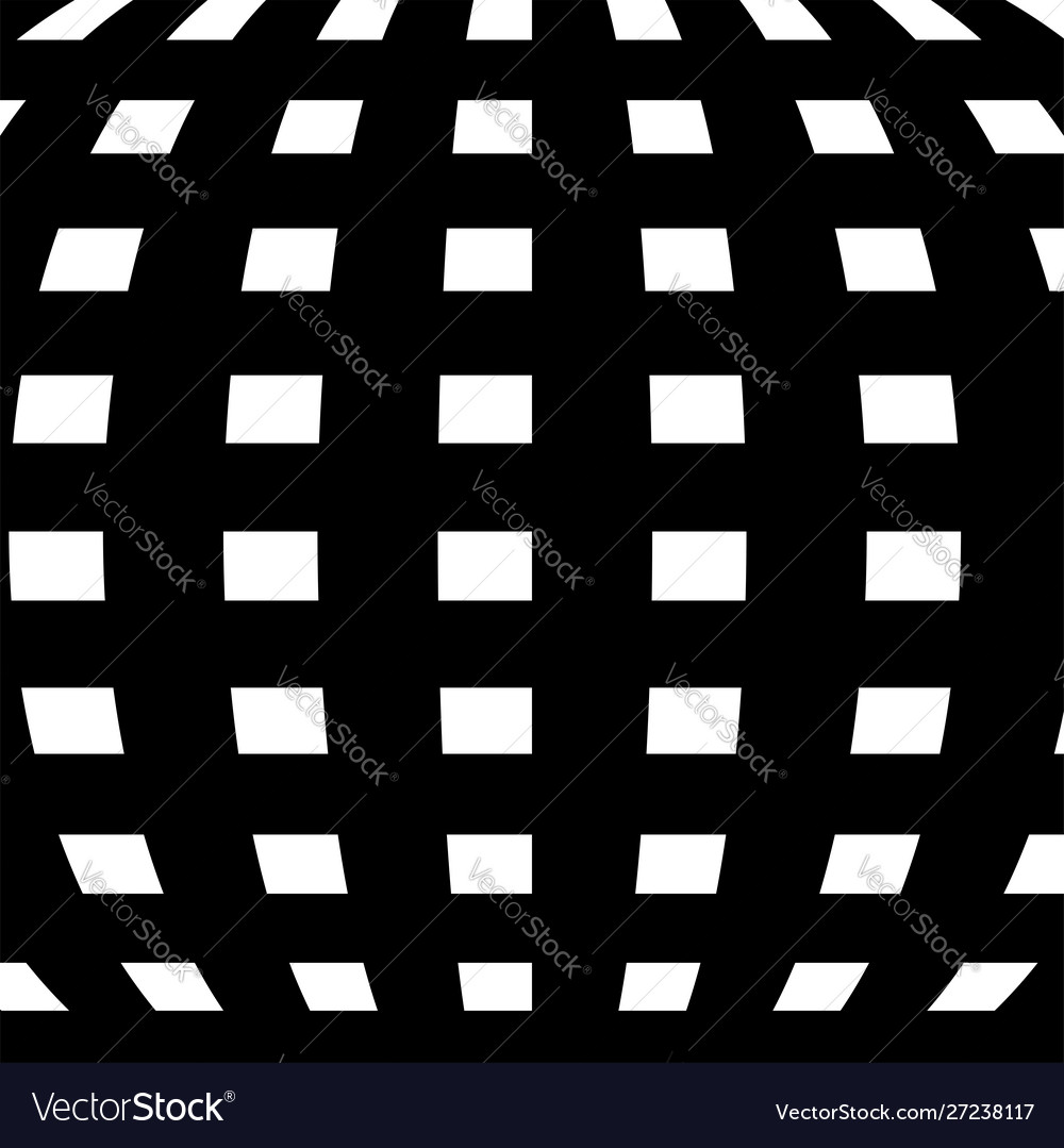Spherical globe circular distort effect pattern Vector Image Spherical globe circular distort effect pattern