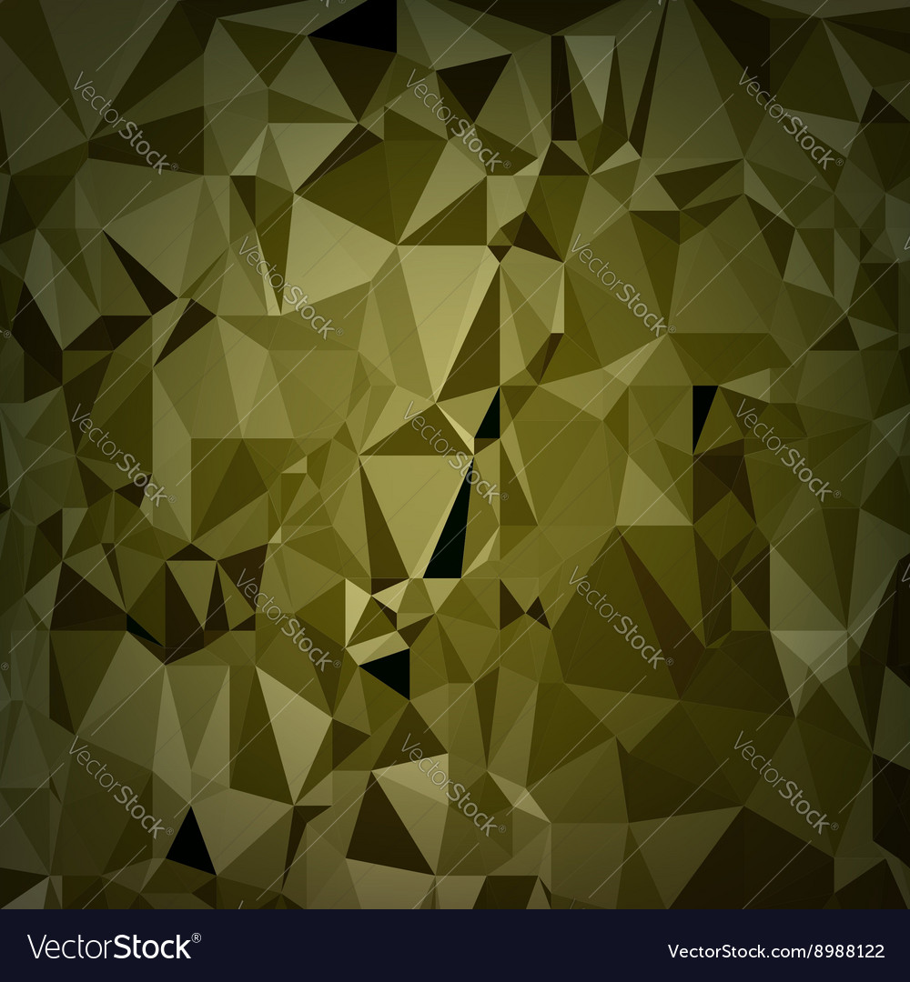 Abstract digital polygonal brown background