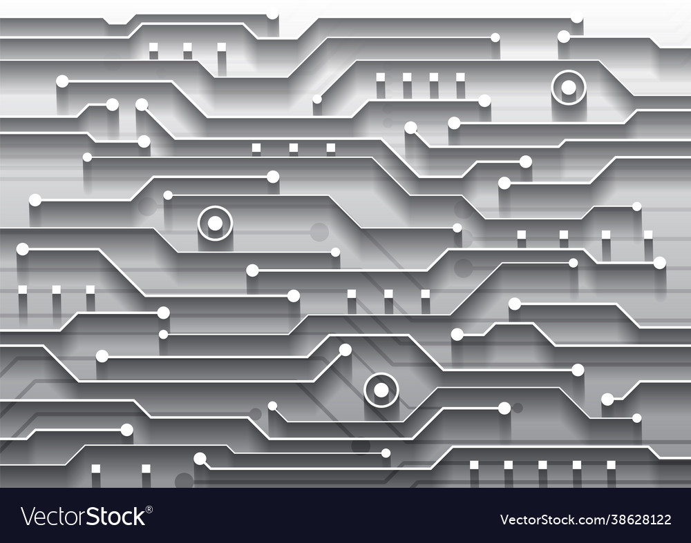 Circuit technology background with hi-tech digital vector image Circuit technology background with hi-tech digital