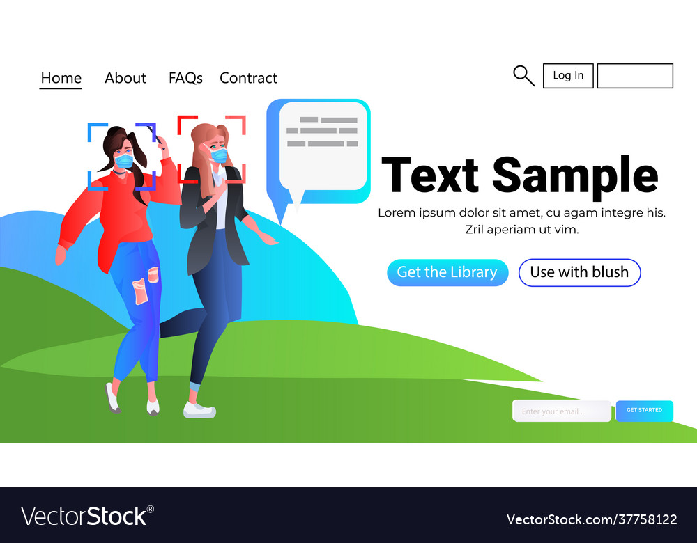 Detection and identification people in masks using Vector Image Detection and identification people in masks using