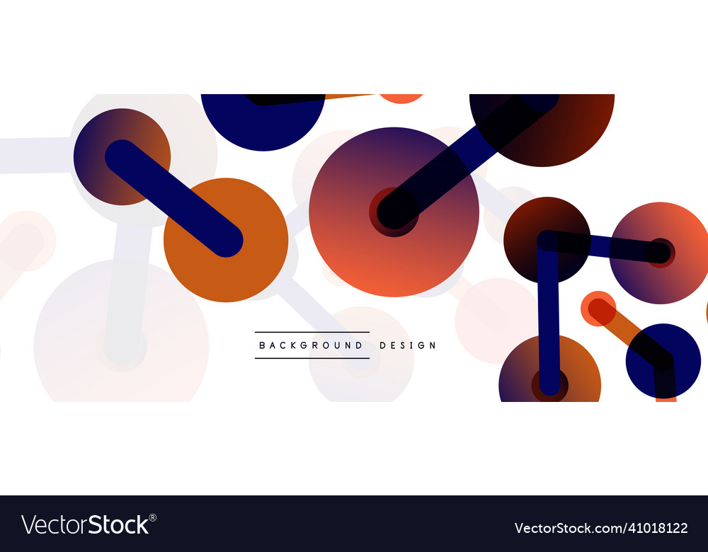 Network concept abstract background dots vector image Network concept abstract background dots