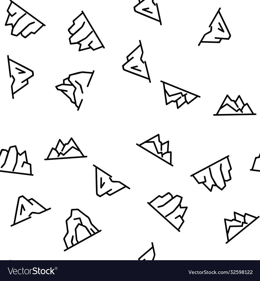 Ridge different form seamless pattern Vector Image Ridge different form seamless pattern