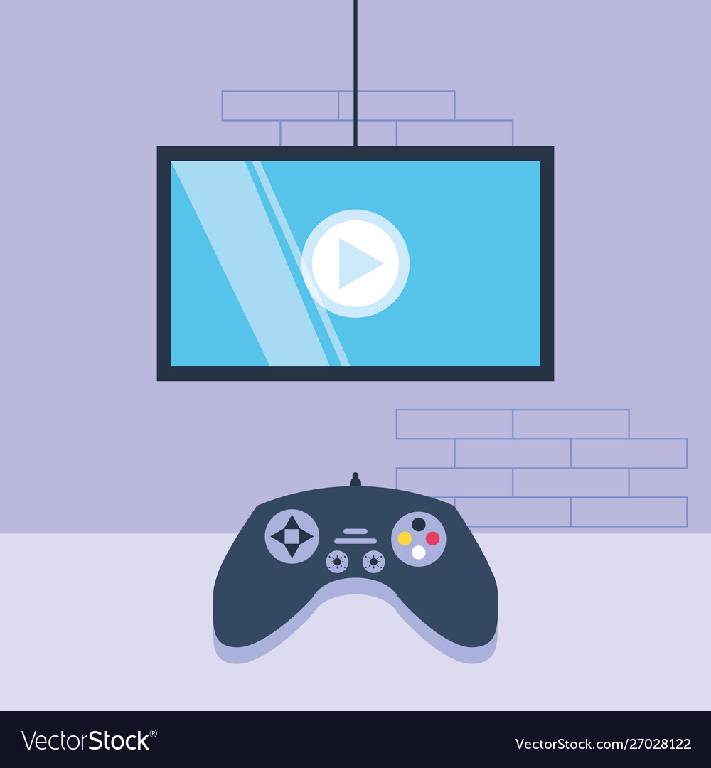 Video game control with display