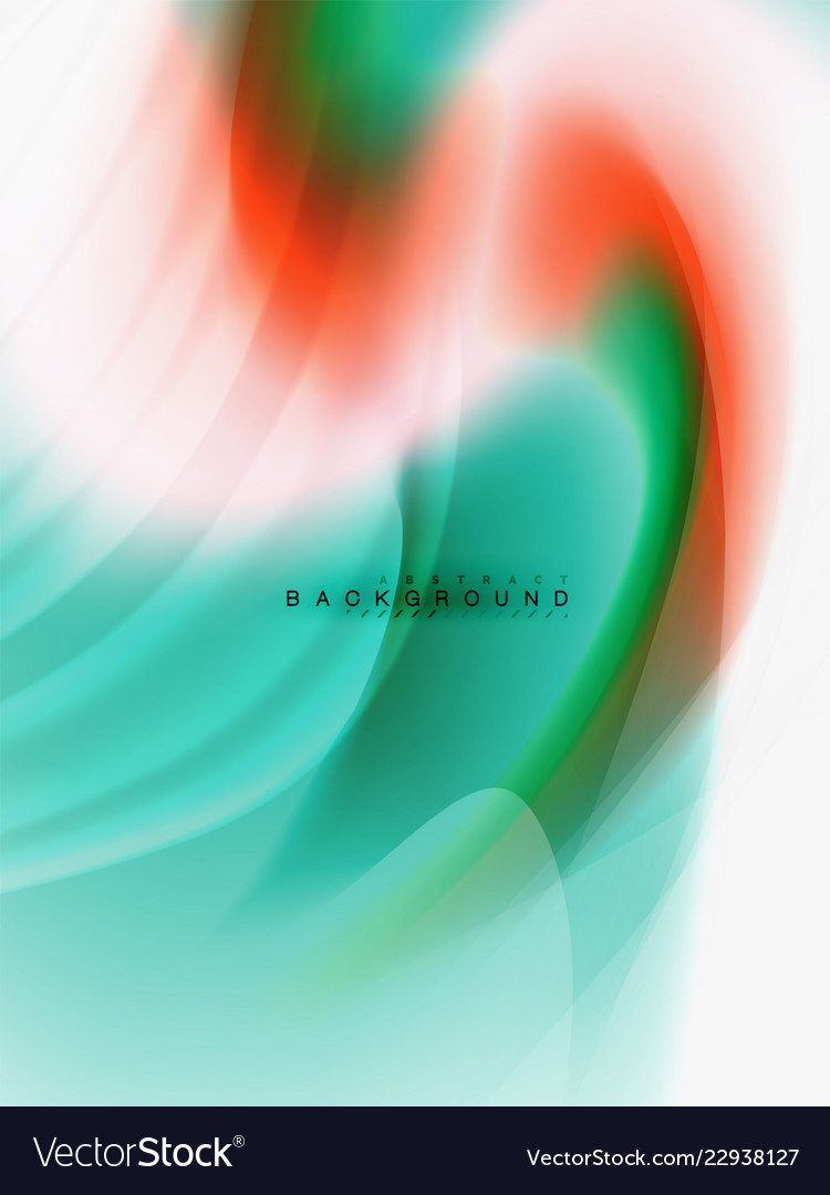 Background abstract color flow liquid design vector image Background abstract color flow liquid design