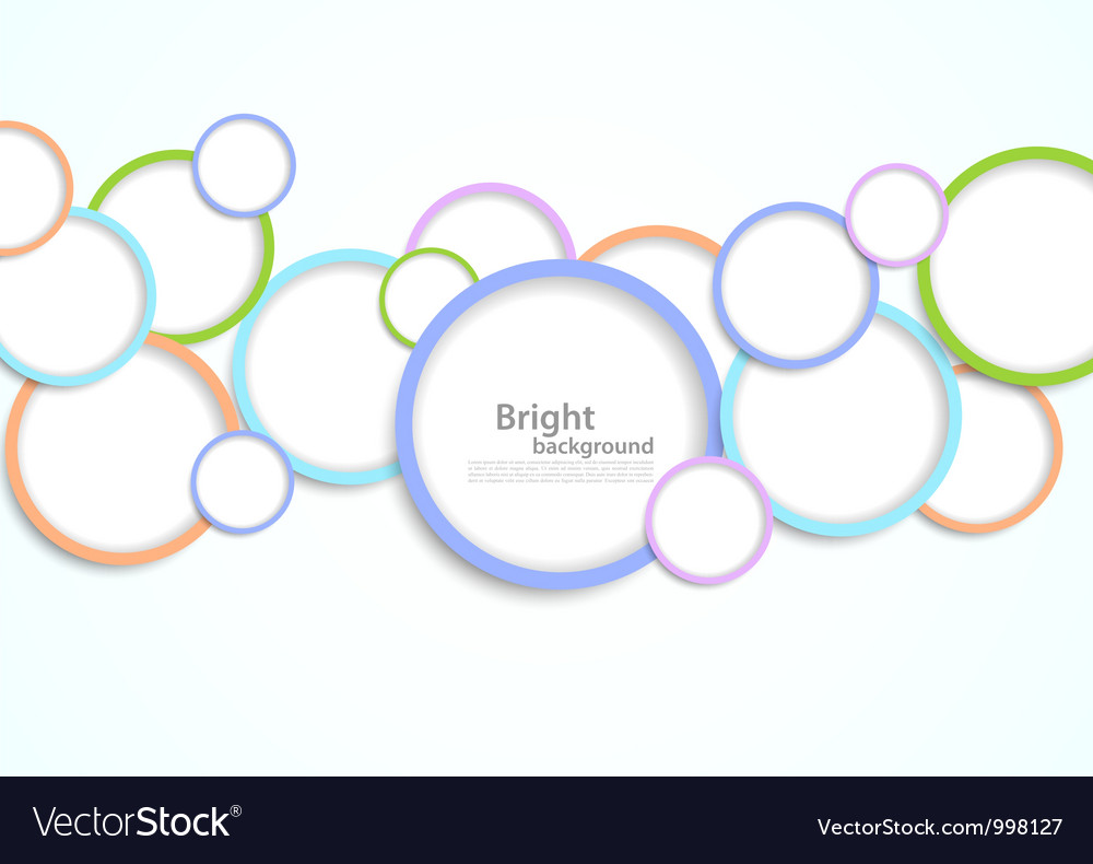 Background with circles
