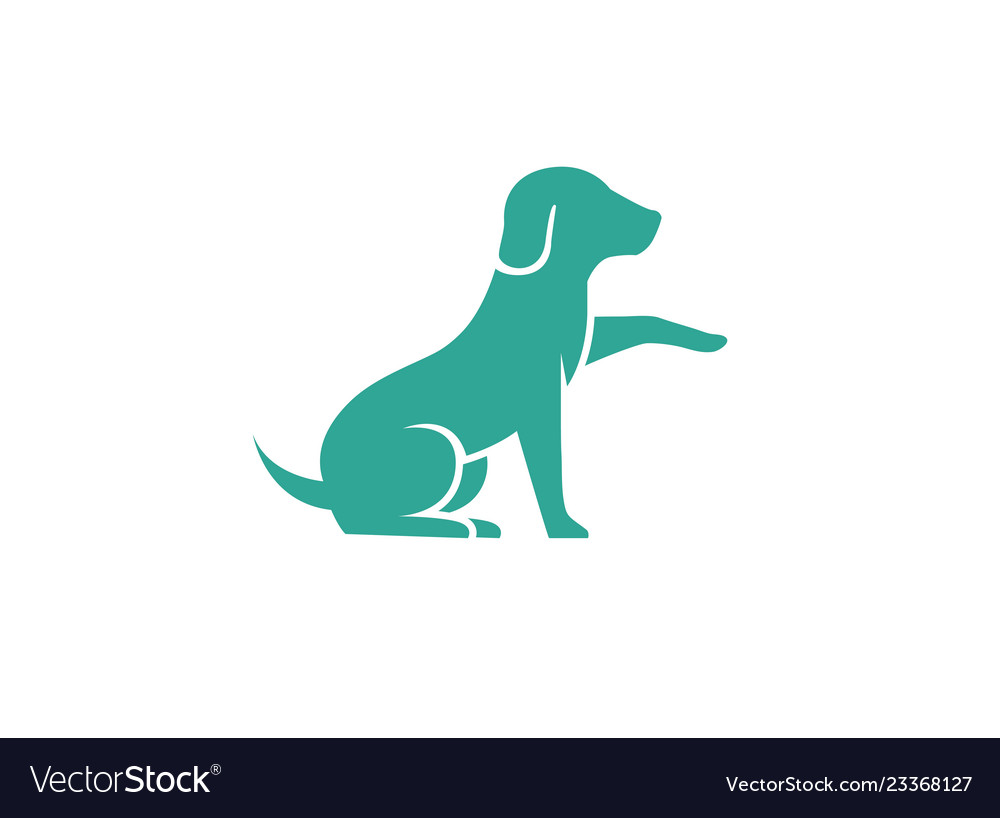 Dog logo Royalty Free Vector Image - VectorStock