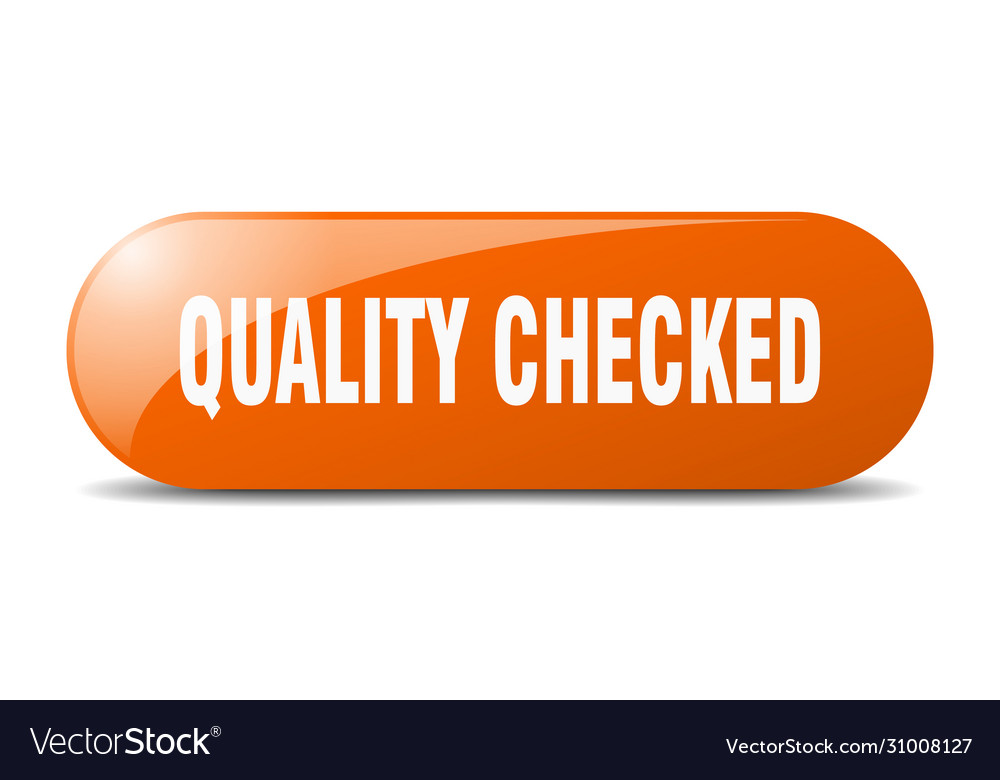 Quality checked button sign key