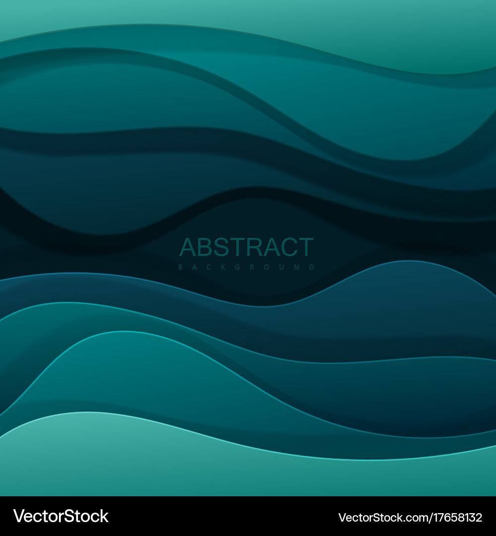 Realistic paper cut background Royalty Free Vector Image