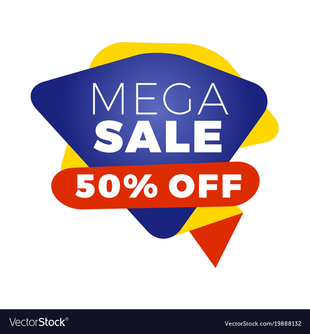 Sale bunner template design element