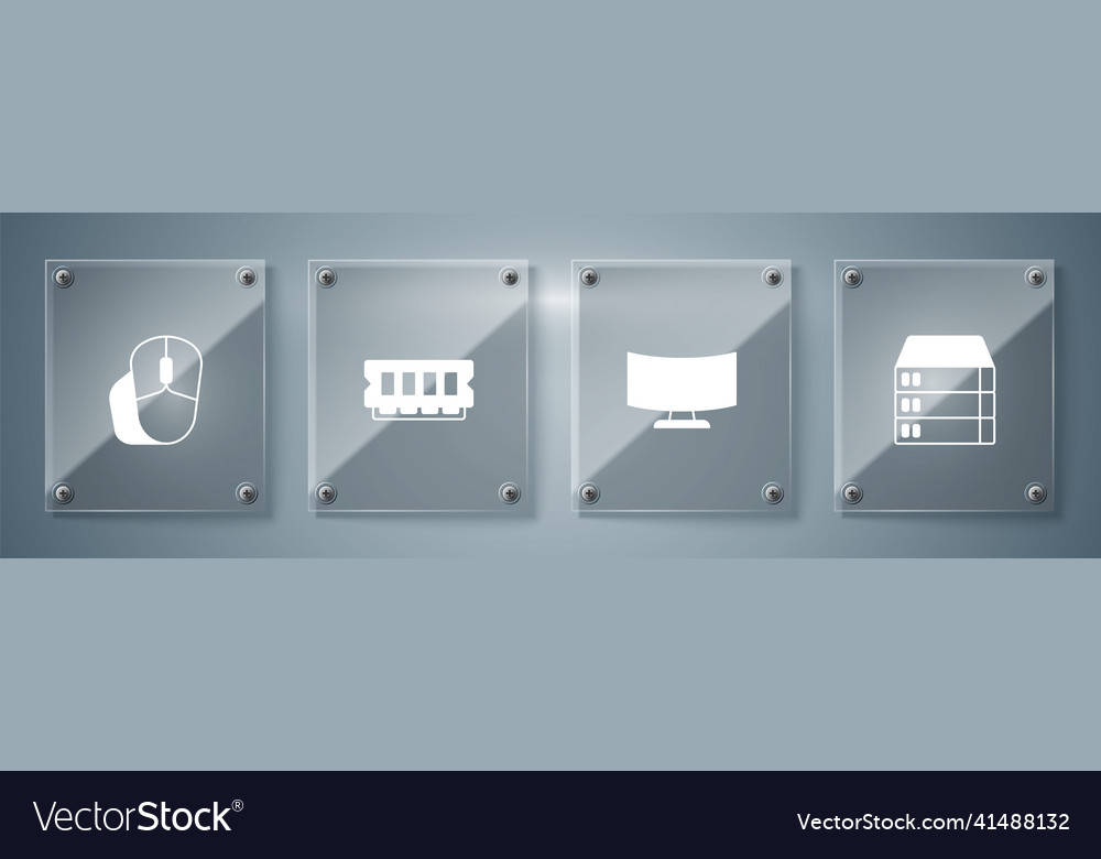 Serverdaten Webhosting Computermonitor einstellen vector image Serverdaten Webhosting Computermonitor einstellen