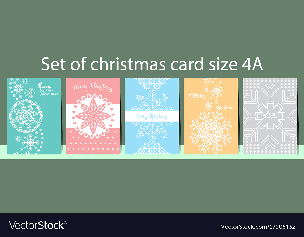 Template christmas size a4