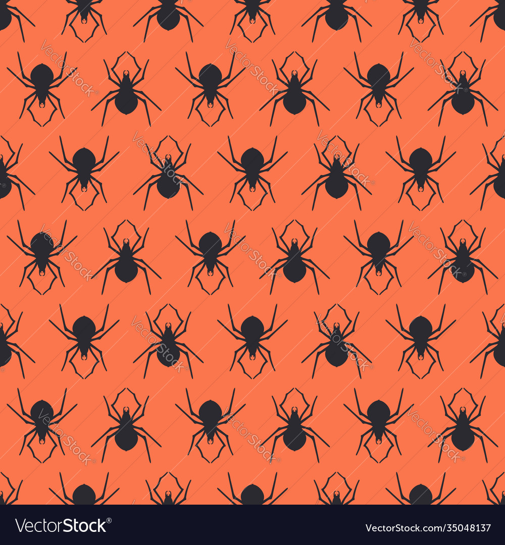 Seamless pattern design with spiders