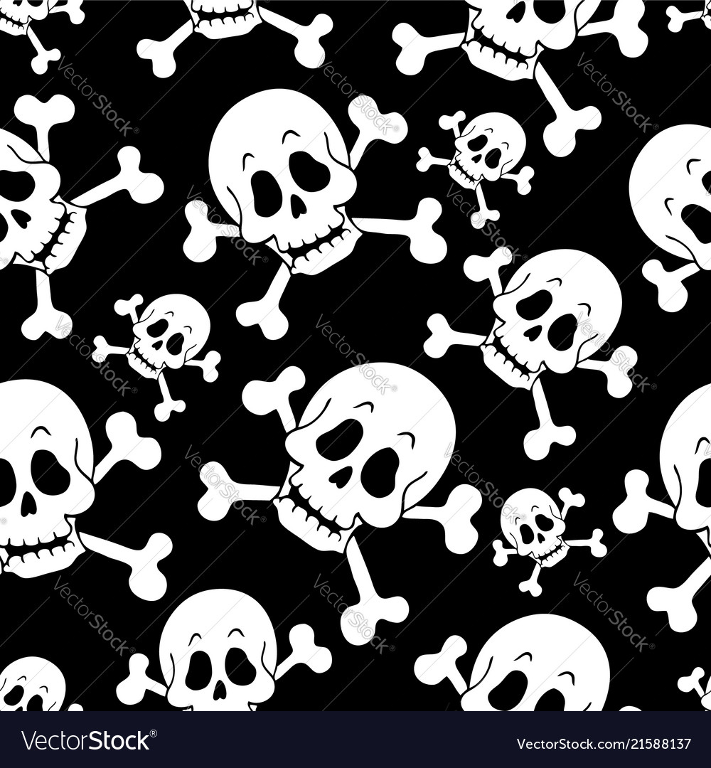 Seamless Pirate Thema Hintergrund 1