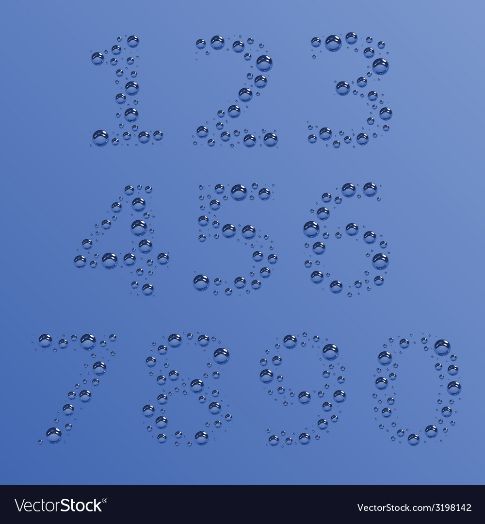 Bubble digits