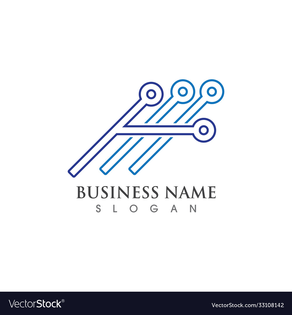 Business finance logo template Royalty Free Vector Image