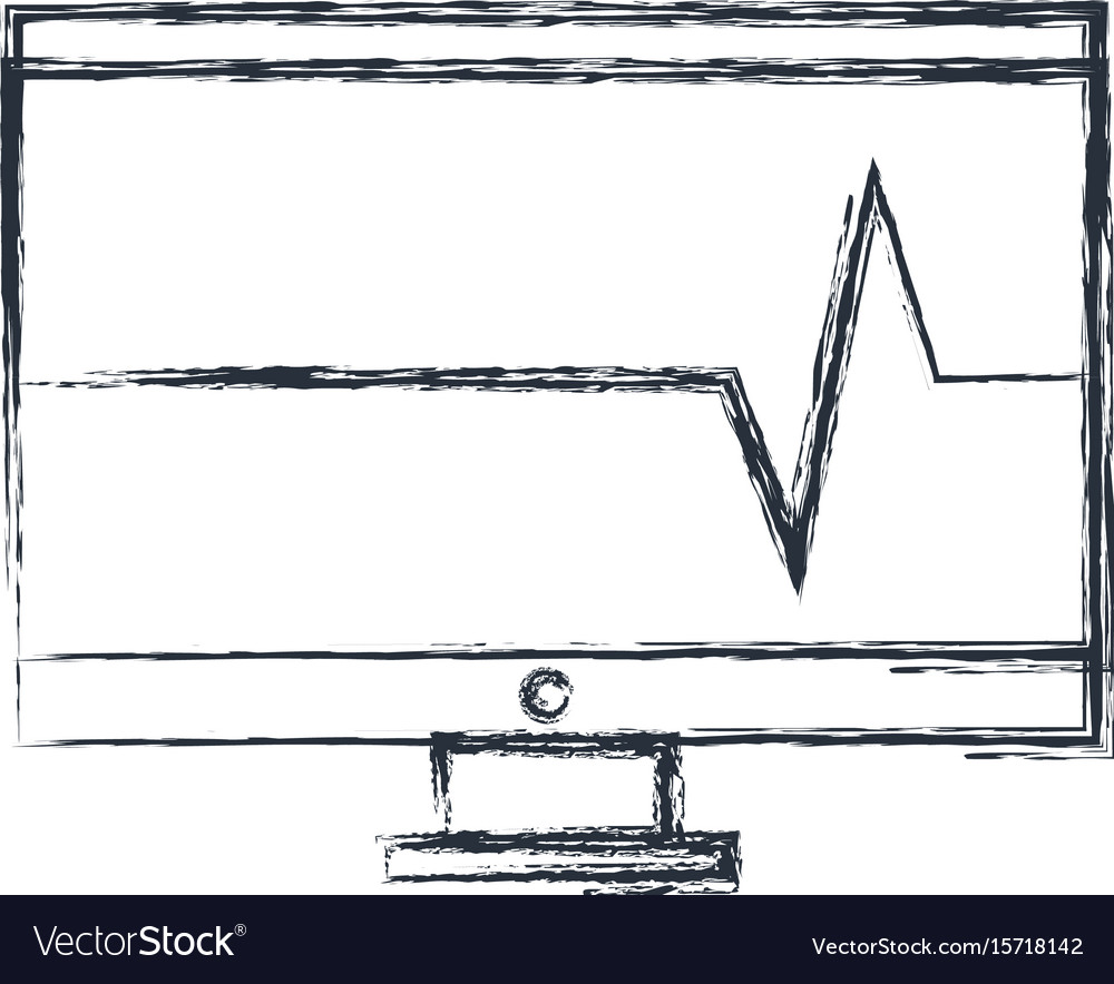 Computer display with cardiology app