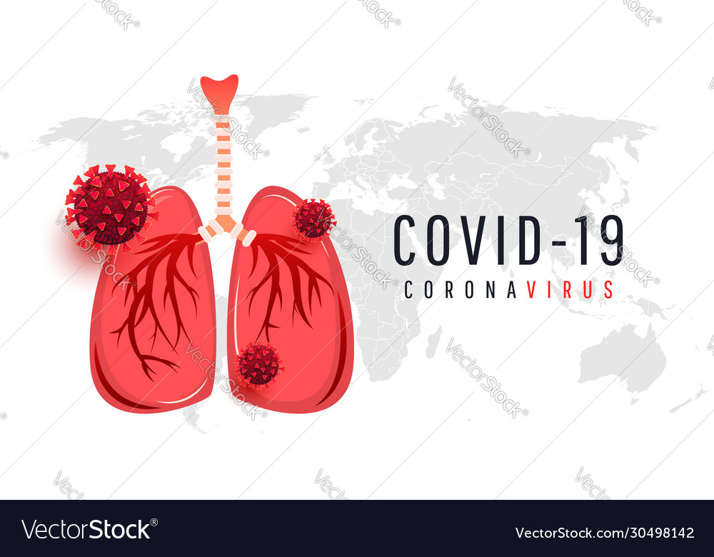 Covid19-19 pandemic concept human lungs