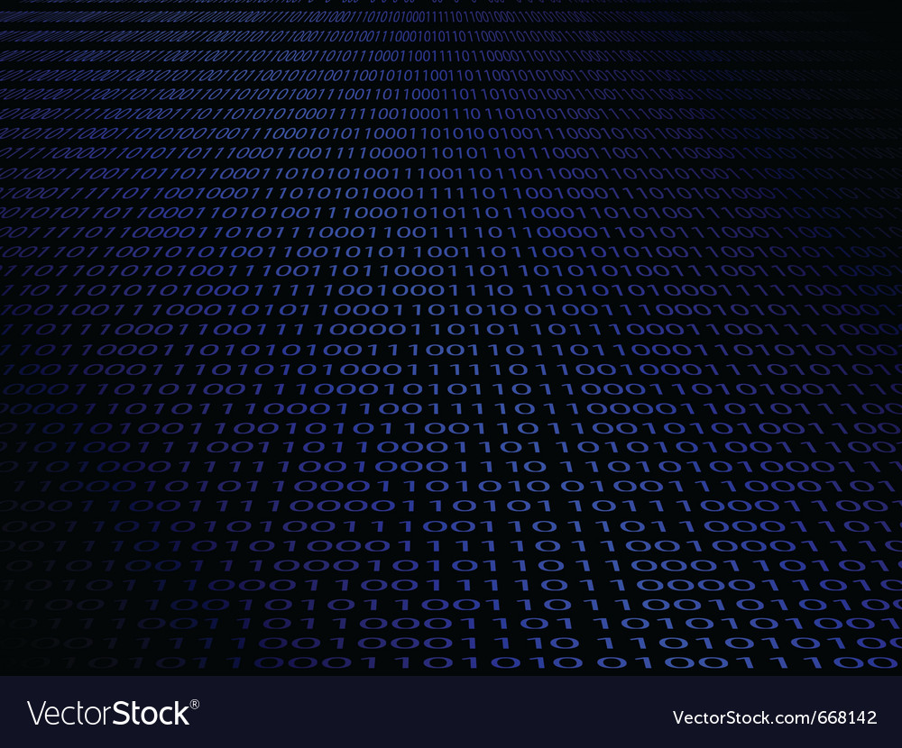 Digital Binary Code Background