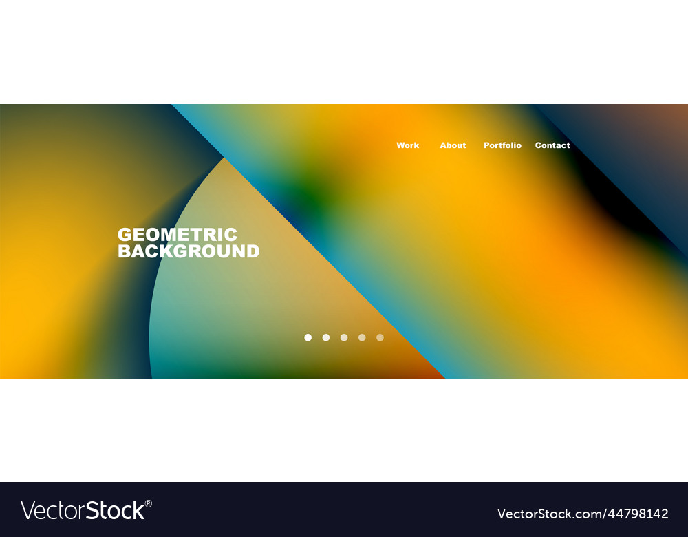 Minimal geometric abstract background circle