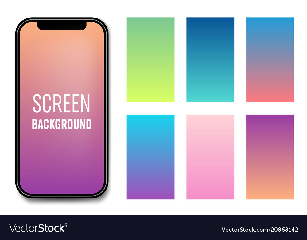 Mobile App Color Background