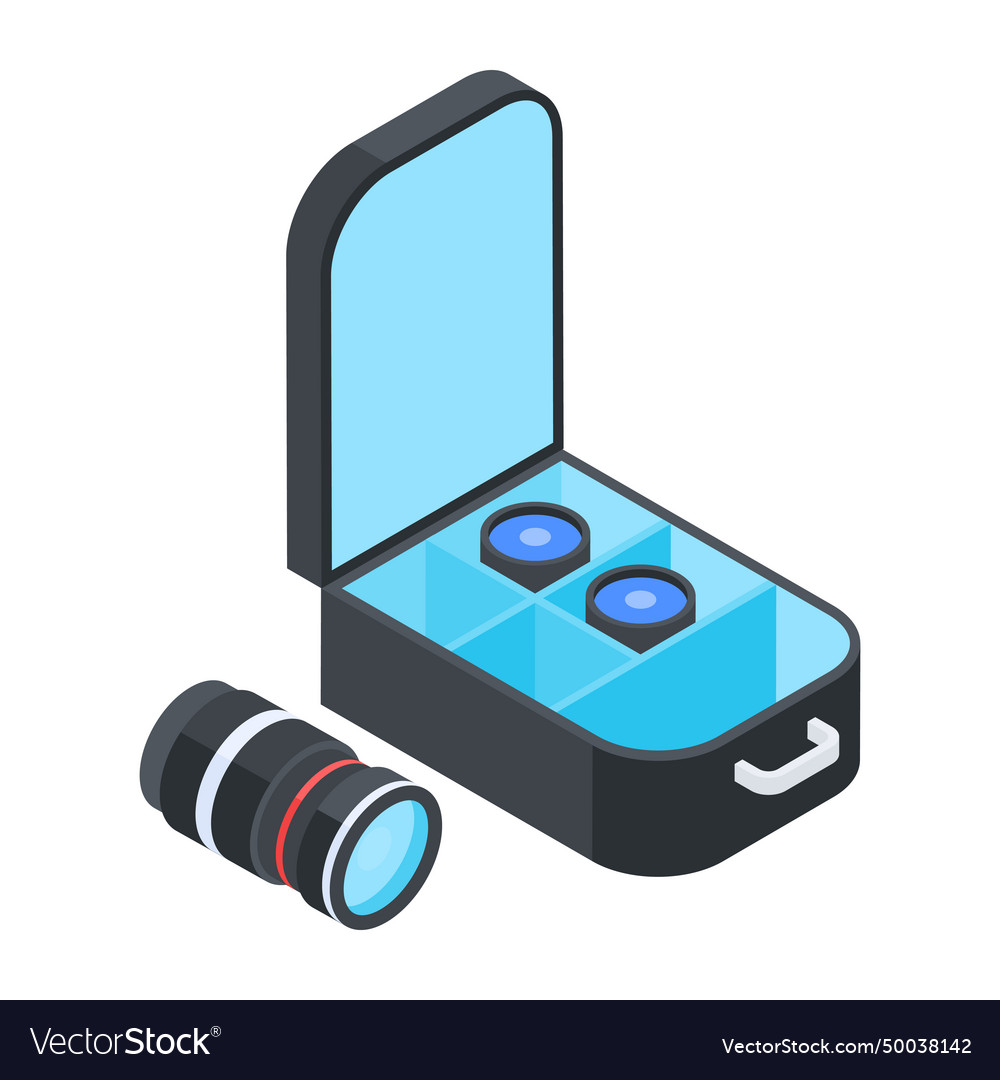 Studio-Zubehör isometric icon