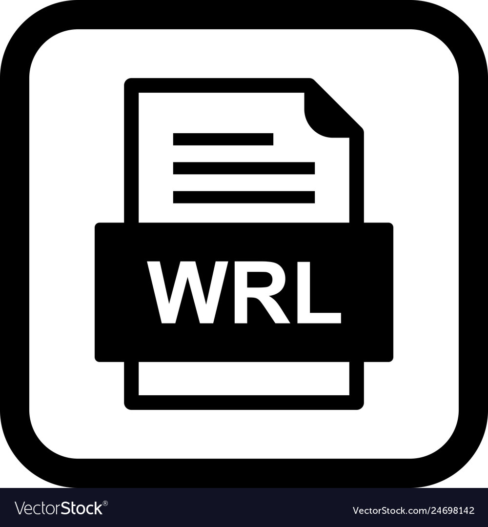 Wrl file document icon