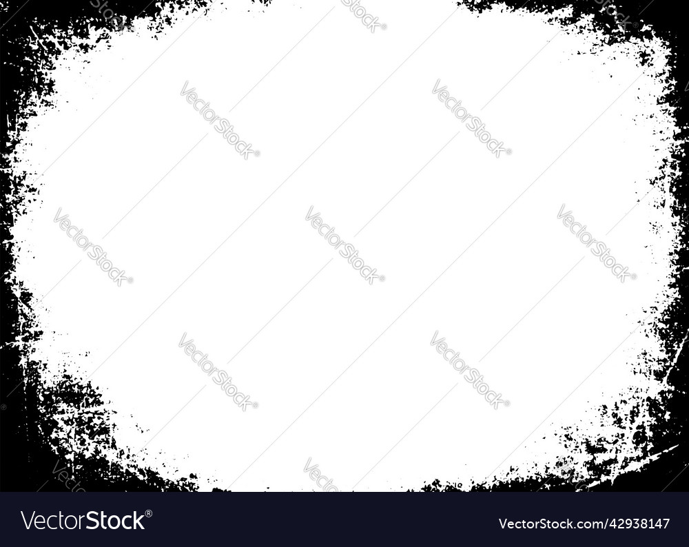 Grunge border texture background abstract frame vector image Grunge border texture background abstract frame