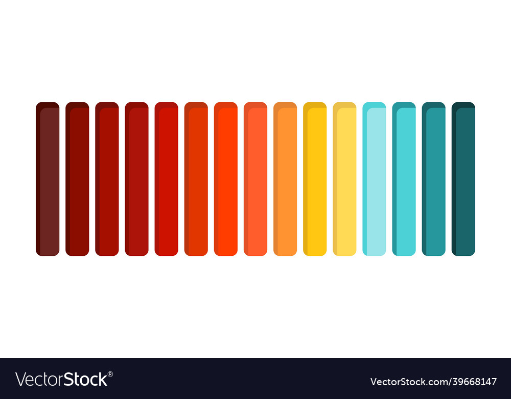 Loading or progress bar with gradient scale