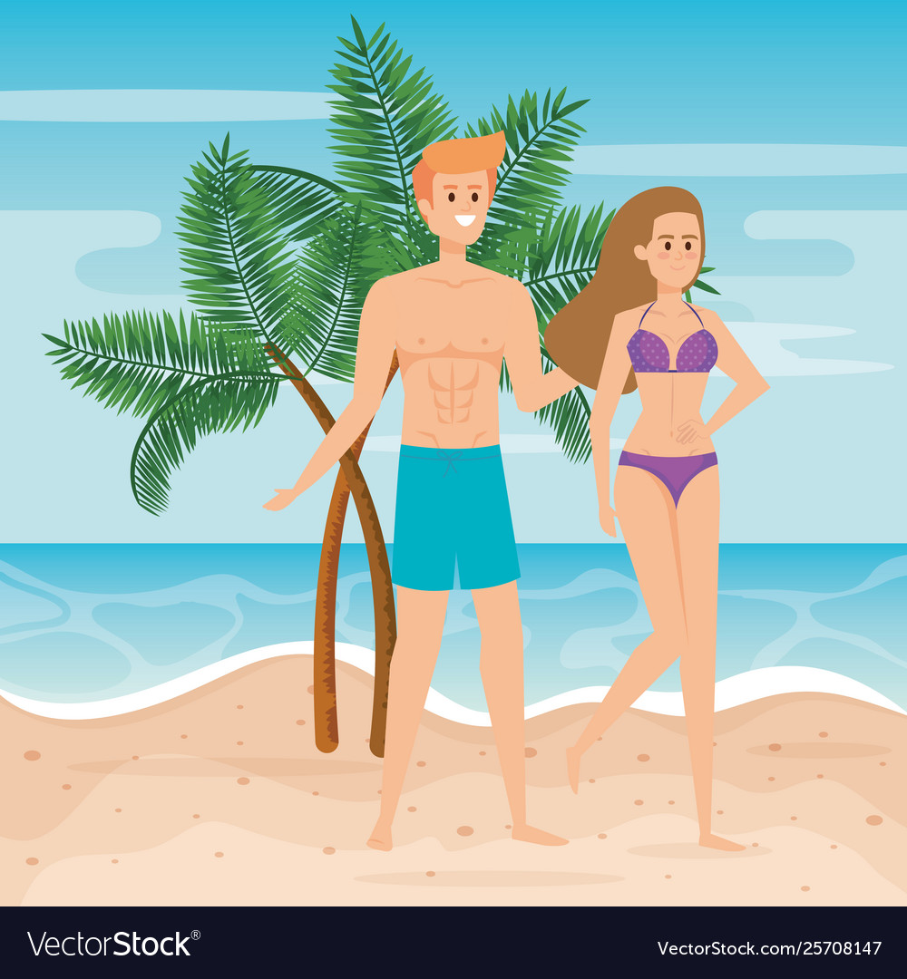male wearing female swimsuit