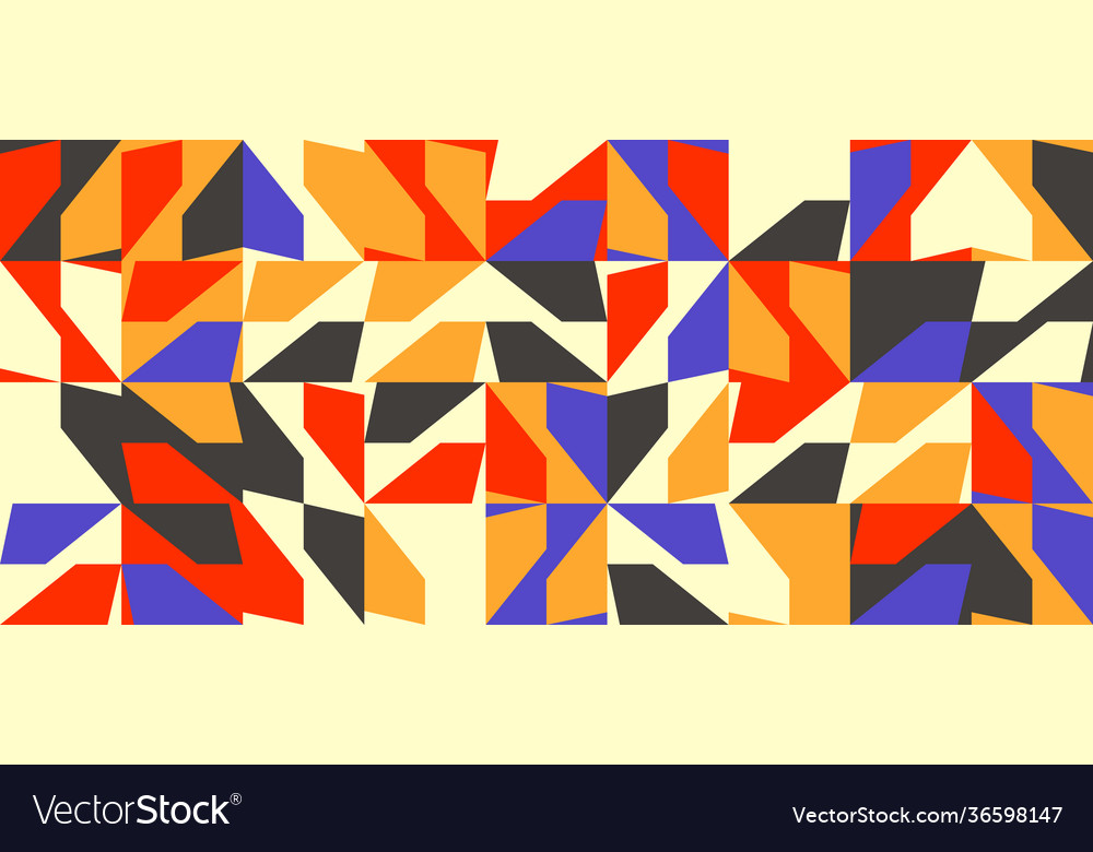 Minimal geometric pattern design vector image Minimal geometric pattern design