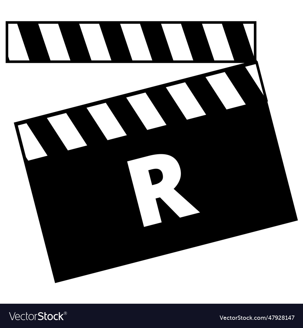 R Royalty Free Vector Image - VectorStock