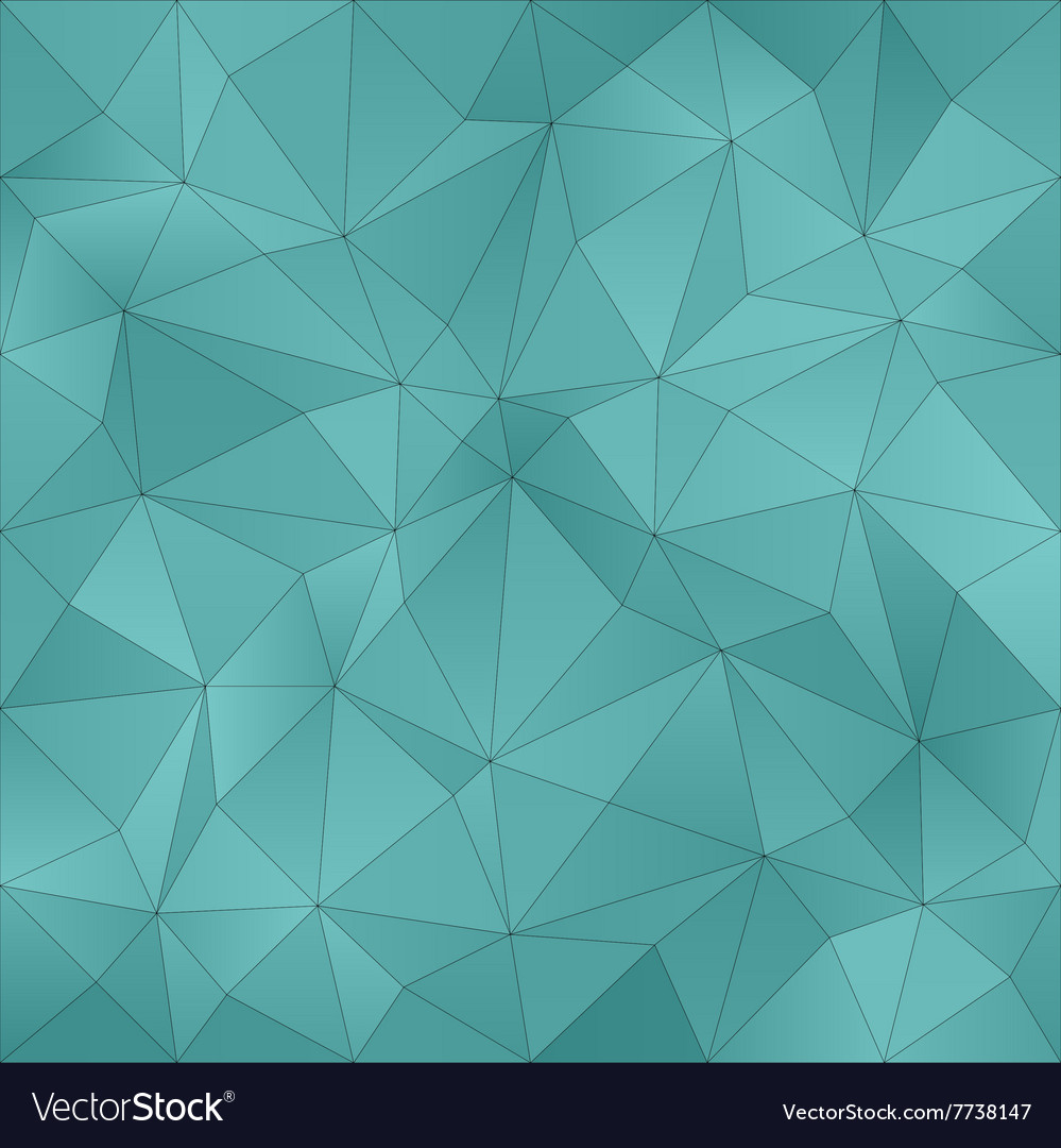 Teal Irregular Triangle Pattern
