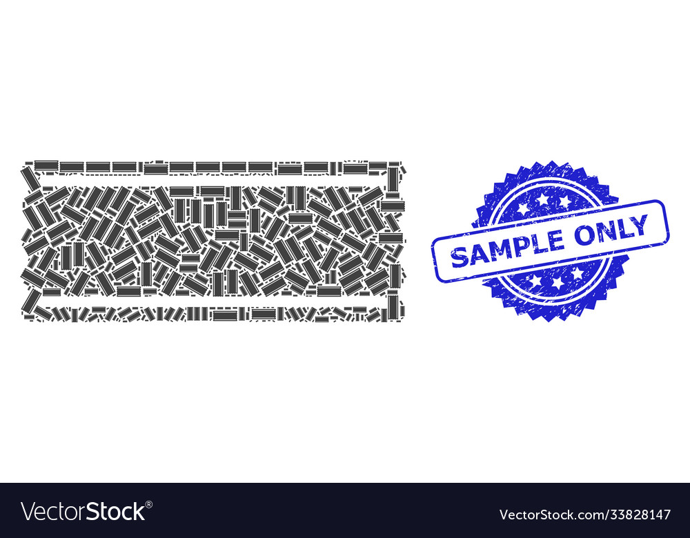 Textured sample only watermark and recursive Vector Image Textured sample only watermark and recursive