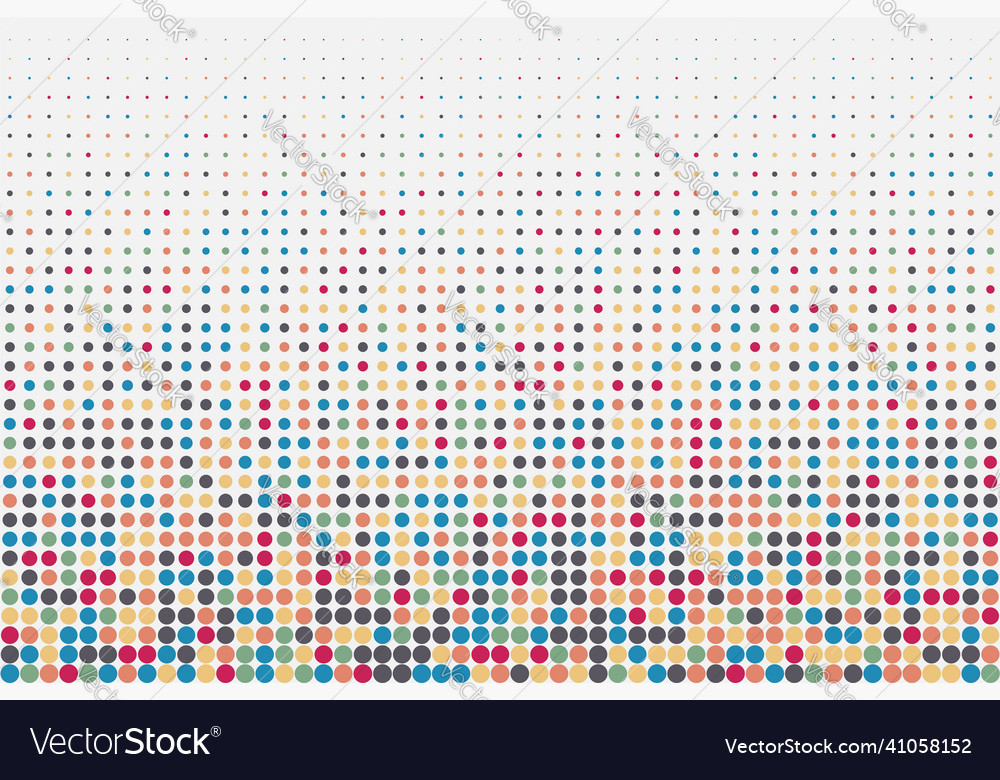 Abstract background with color dots dotted Vector Image Abstract background with color dots dotted