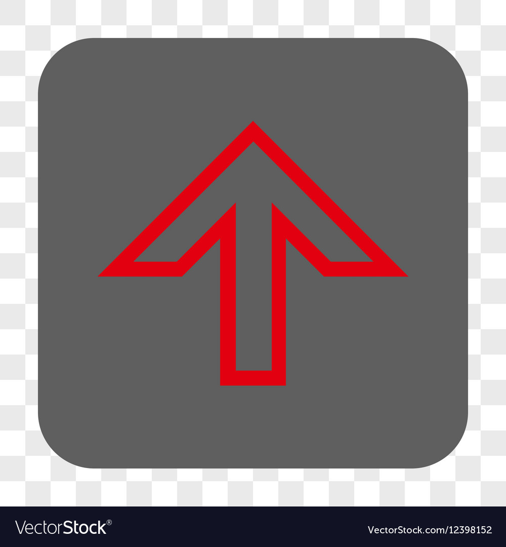 Arrow up rounded square button